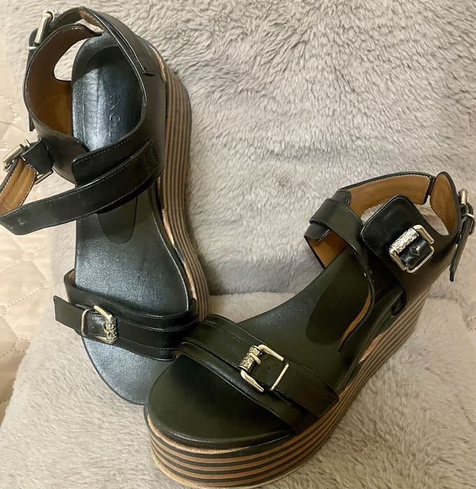 Ingiliz сандали висока платформа