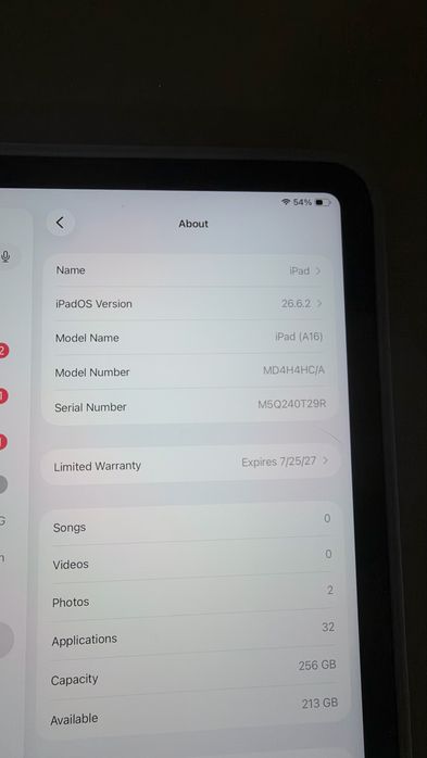 iPad 11, 256GB, ca nou