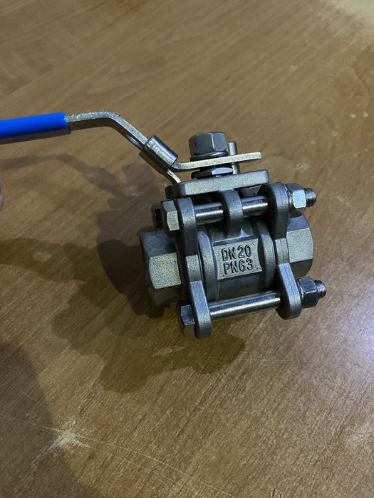 Трехходовой шаровой клапан DN 20 PN63 из нержавеющей стали 3шт