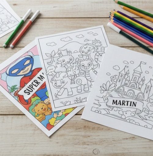 Персонализирани оцветявки по Ваша снимка или любим герой