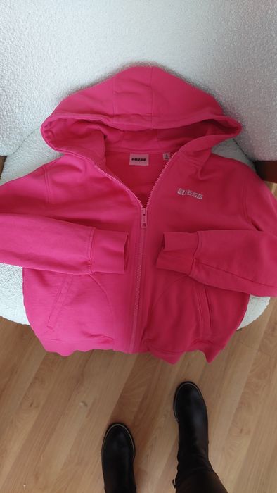 Розов Суичър GUESS