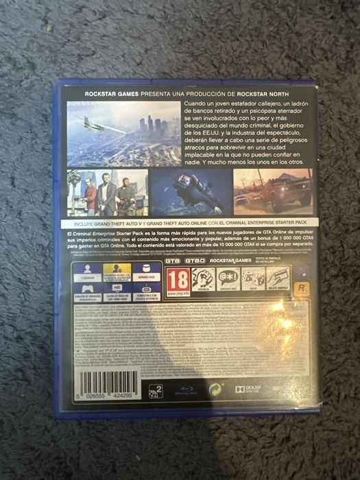Игра диск для PS4/PS5 GTA 5 продам обмен