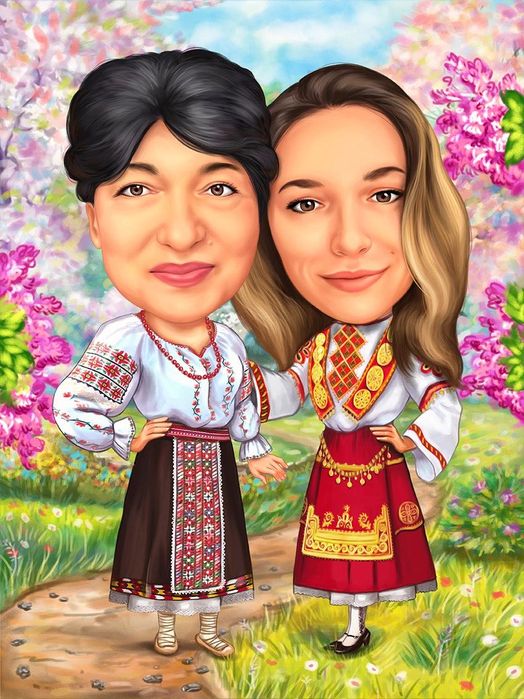 Карикатура по снимка – оригинален подарък за 8 март