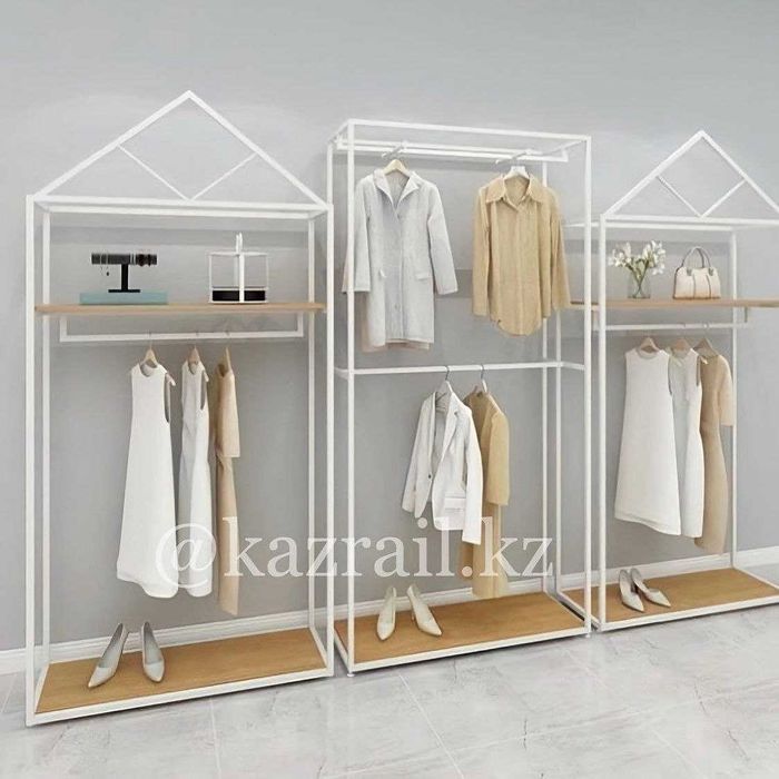 ТОРГОВОЕ ОБОРУДОВАНИЕ, Стеллажи, Рейлы для одежды, Примерочные