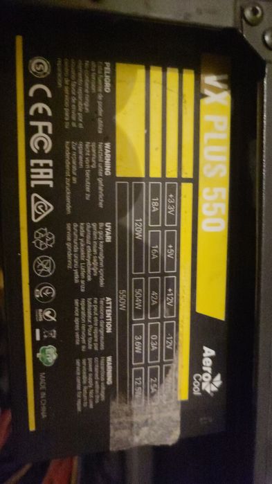 Aerocool VX Plus 550W