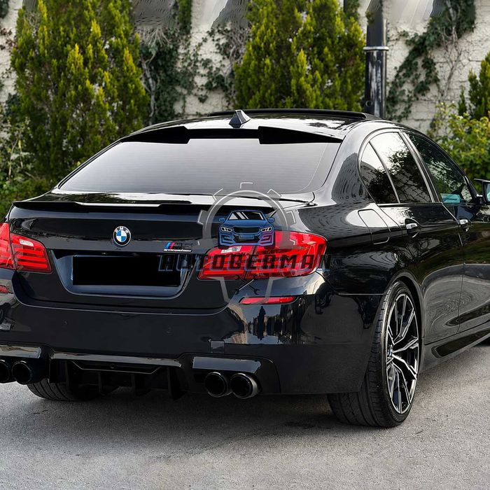 Спойлер BMW F10 M4 Roof черен гланц (11-17) spoiler за таван roof spoiler sedan БМВ Ф10 5 Series тунинг спойлер за автомобил добавка за таван