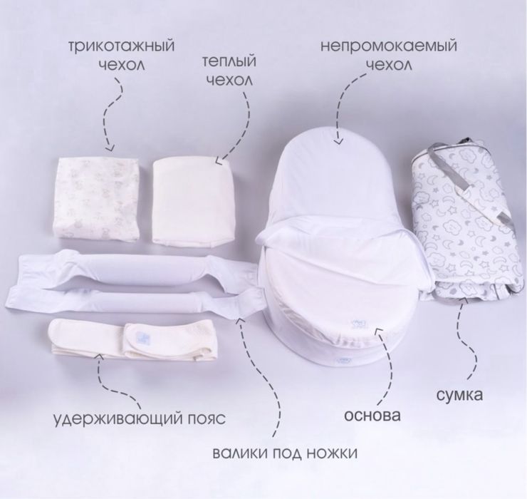 Зёвушка кокон для новорождённых