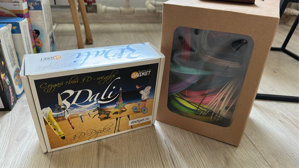 3д ручка и стержни