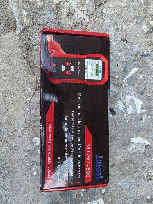 Тестер аккумулятора 12волт Micro-500