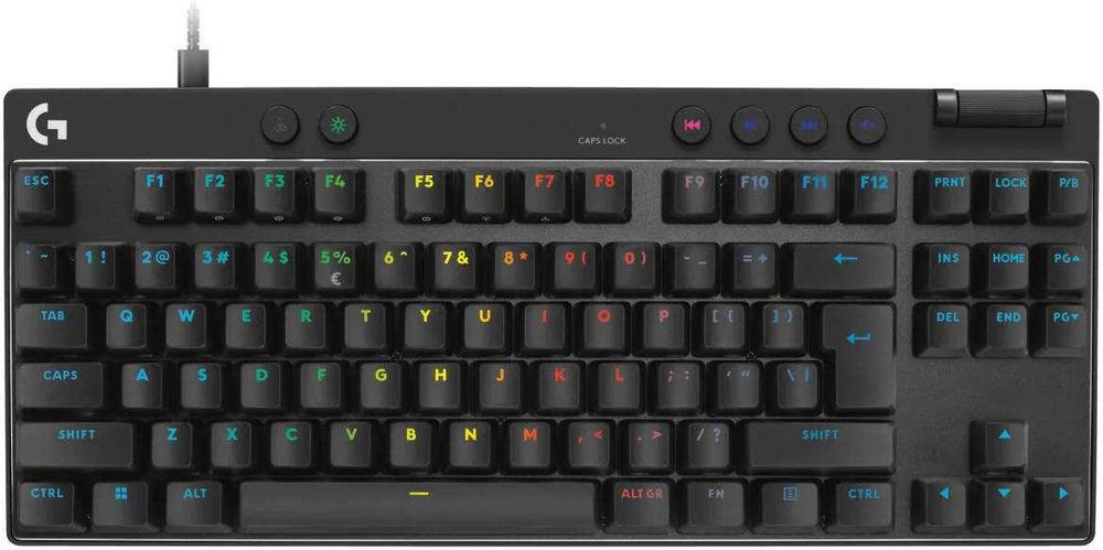 Проводная игровая клавиатура Logitech PRO X TKL RAPID