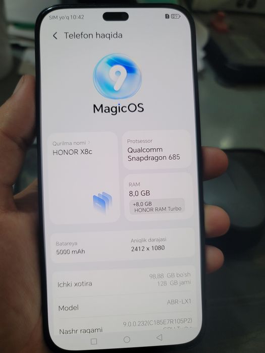 Honor X8c    8/128