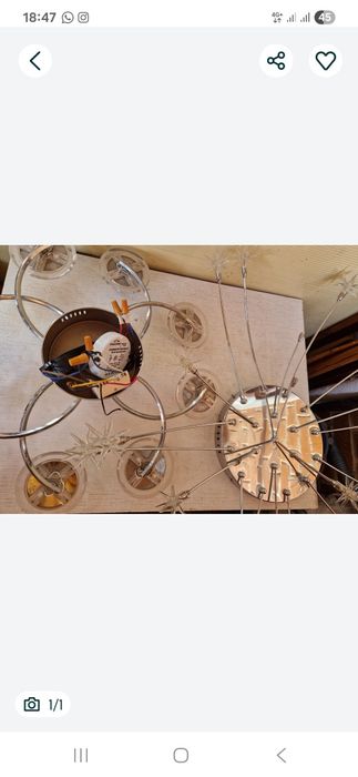 Две  рабочие люстры, Две за 5тысяч