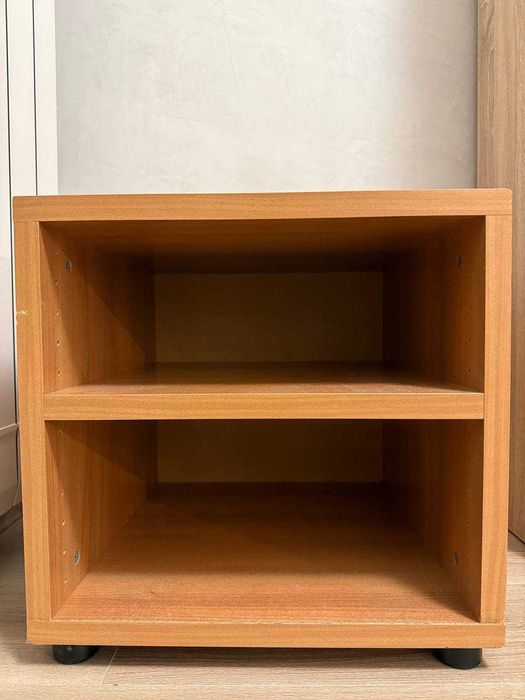 Дървен квадратен модул за вещи / рафт / скрин