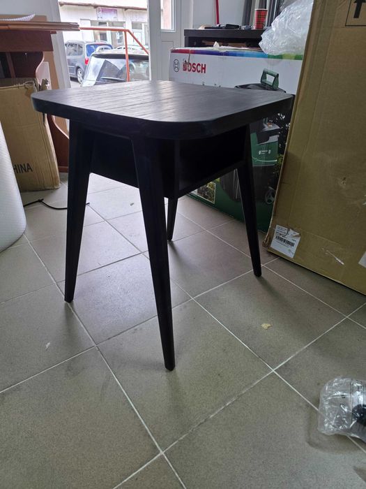 NOPTIERĂ 50X50X60 LEMN NEGRU