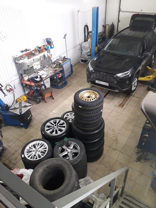 Развал схождения 3д . Шиномонтаж