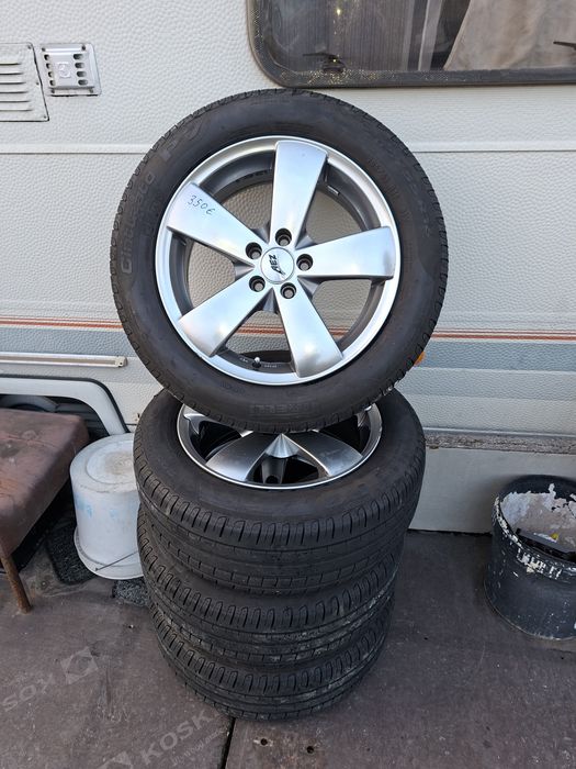 Алуминиеви джанти 16 цола обути  със 4бр. гуми Pirelli 205/55/16