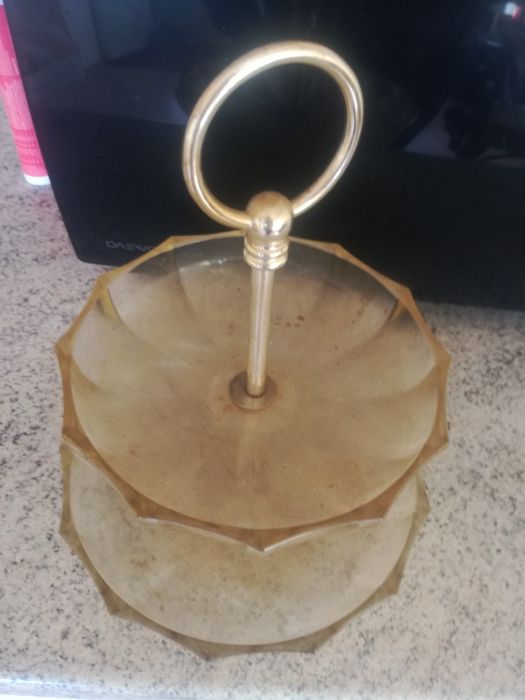 Кристална бонбониера  в добро състояние