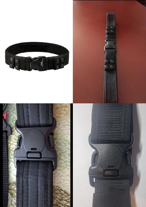 Centură tactică nailon, XL, negru