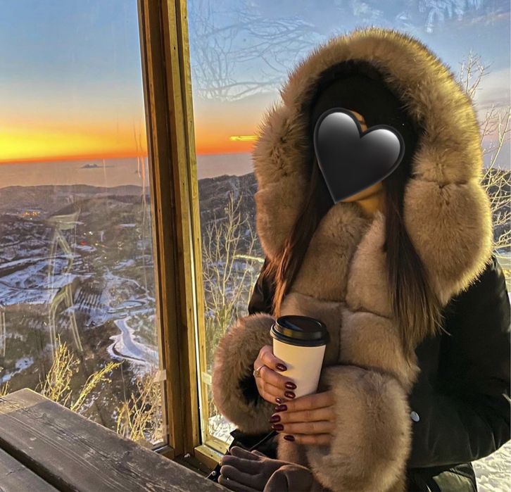 Парка с натуральным мехом