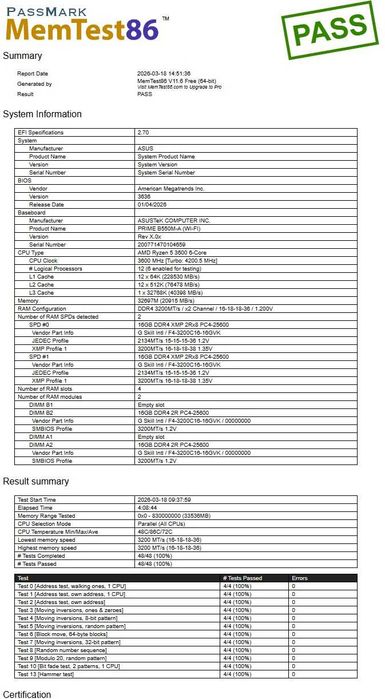 G.skill Ripjaws V - 32GB (2x16GB) - F4-3200C16D-32GVK