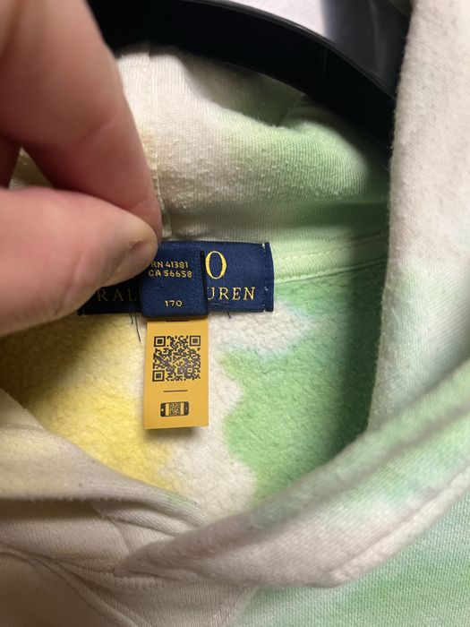POLO Ralph Lauren : Tie Dye Hoodie - размер 18/20 - S/M / Оригинал