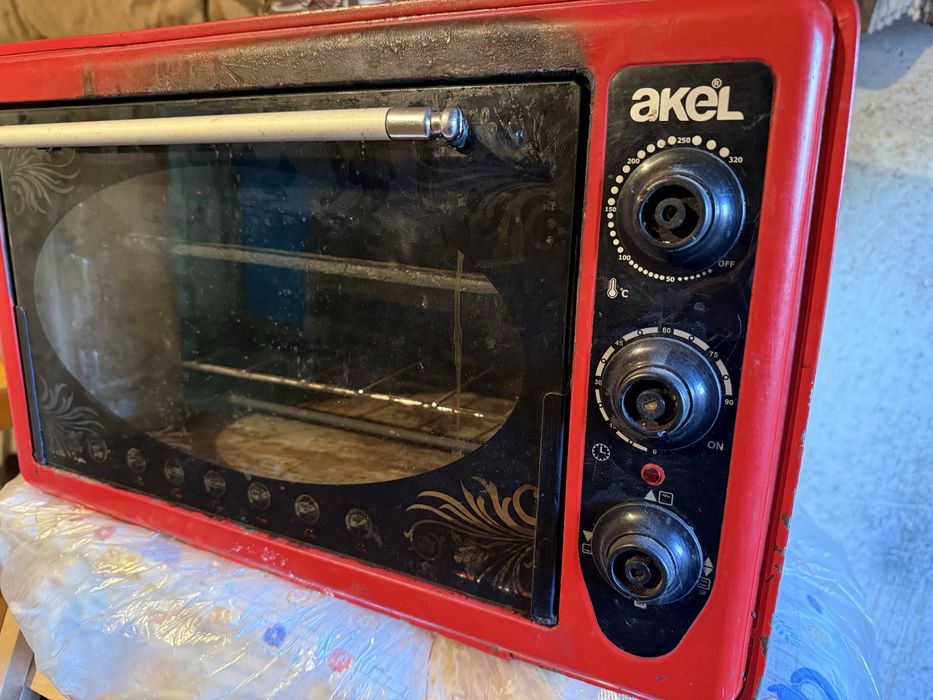 Печька Асель в рабочем состоянии