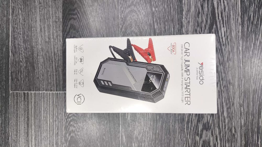 Стартер, прикуриватель+повербанк 6000mah Yesido