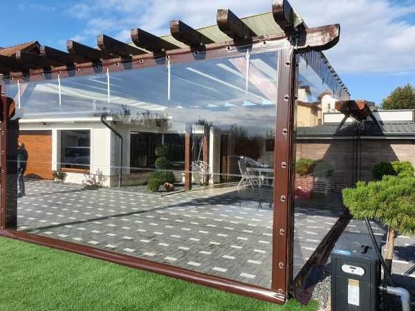 Folie PVC Transparentă Terase și Foișoare – Producator Direct