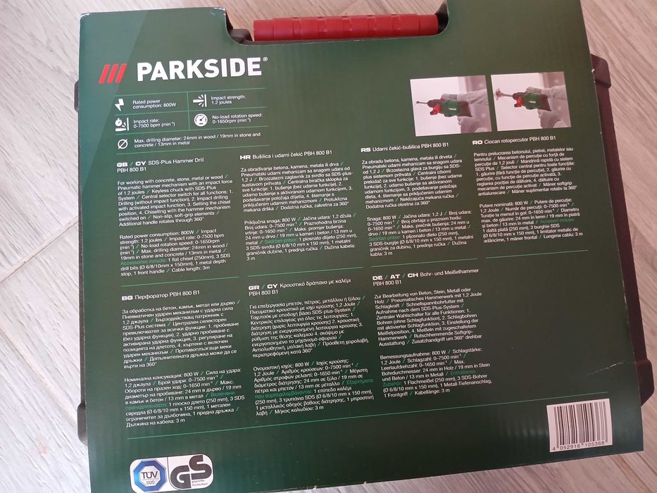 Parkside SDS-Plus Hammer Drill