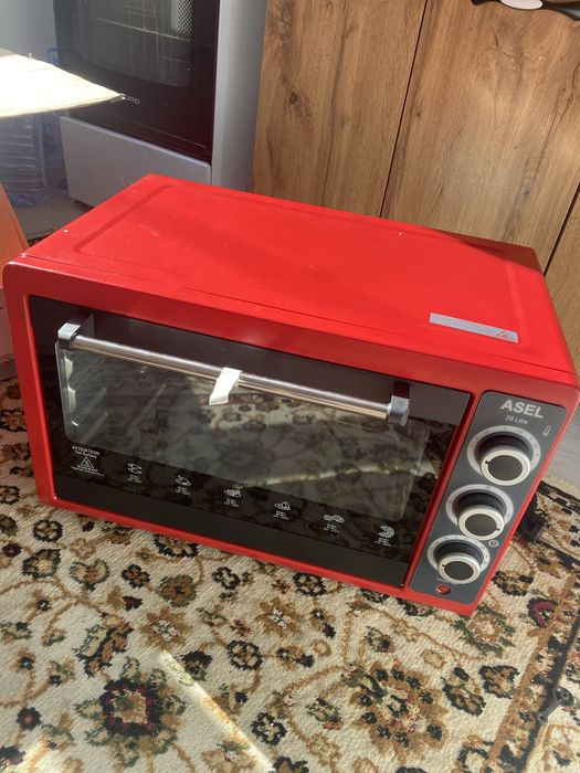 Настольная электропечь ASEL 36I красный