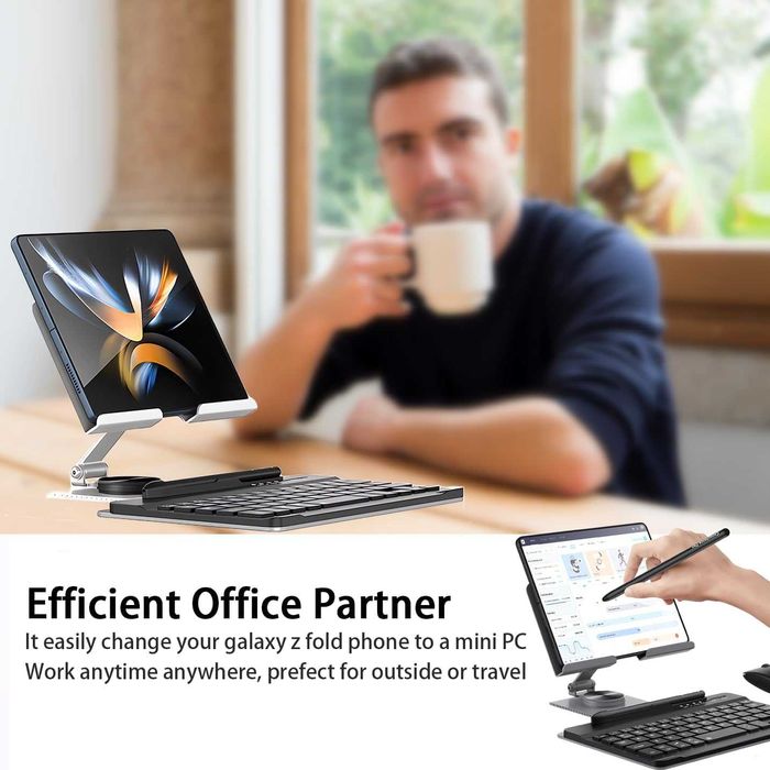Voppton алуминиева стойка с клавиатура и мишка – Samsung Galaxy Z Fold