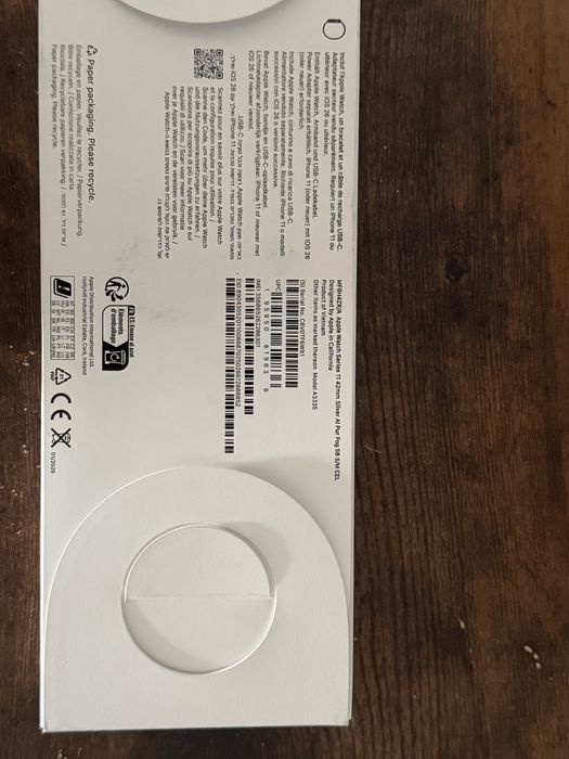 Apple watch 11 Cellular 42mm