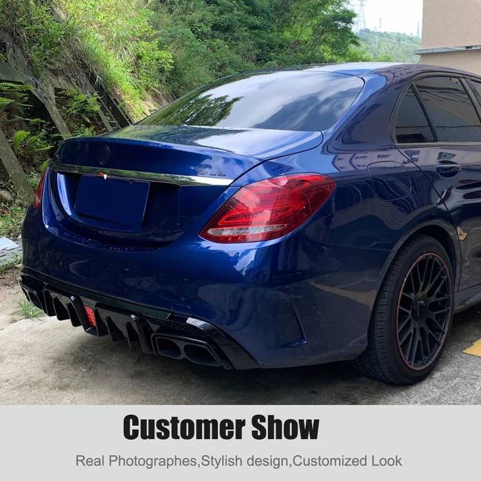 AMG 63 Дифузьор Задна Броня Mercedes C W205 Мерцедес Ц В205 АМГ