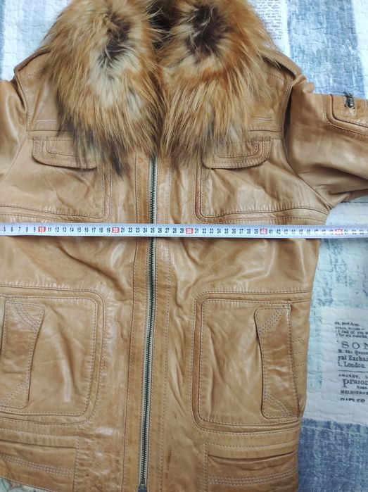 Кожено яке L размер