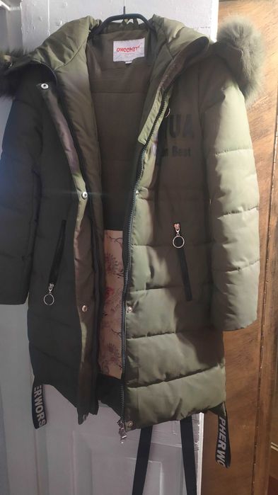 Куртка пуховик для девочки. Зима