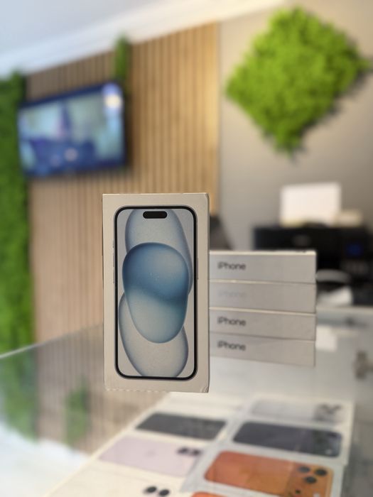 **ATS GSM**iPhone 15 128Gb Blue/Nou/Fact+Gar 12 luni