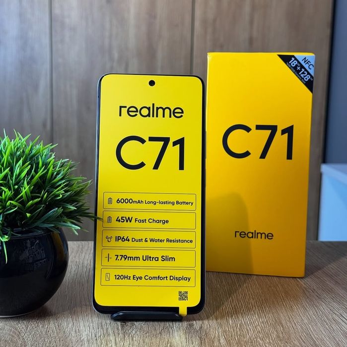 Realme C71 New 256GB Super Skidka+Garantiya+Dastafka