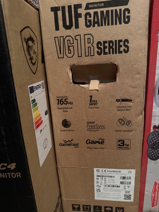 Monitor Gaming LED IPS Asus TUF 23,8”  VG249Q1R