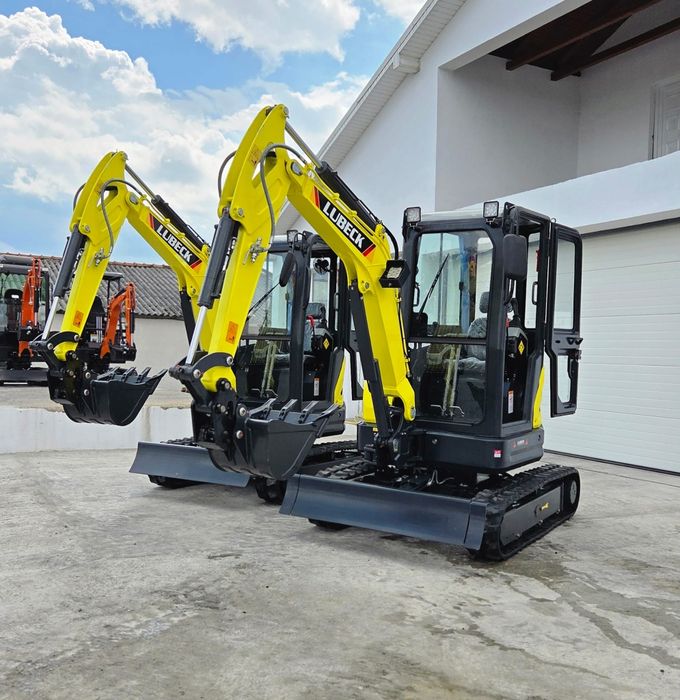 Miniexcavator Lubeck W270 motor Yanmar- Garantie 2 ani-