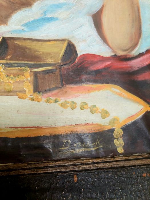 Tablou dimensiuni mari  semnat Deak