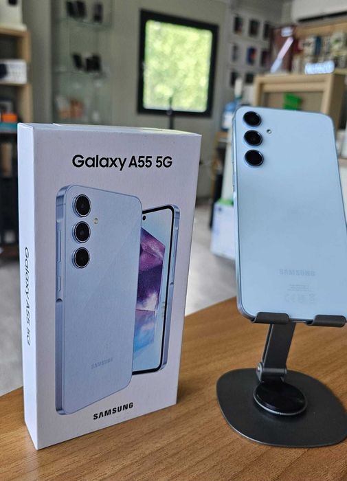 Samsung A55 128 GB - Ca Nou - Factura + Garantie - Husa + Folie cadou