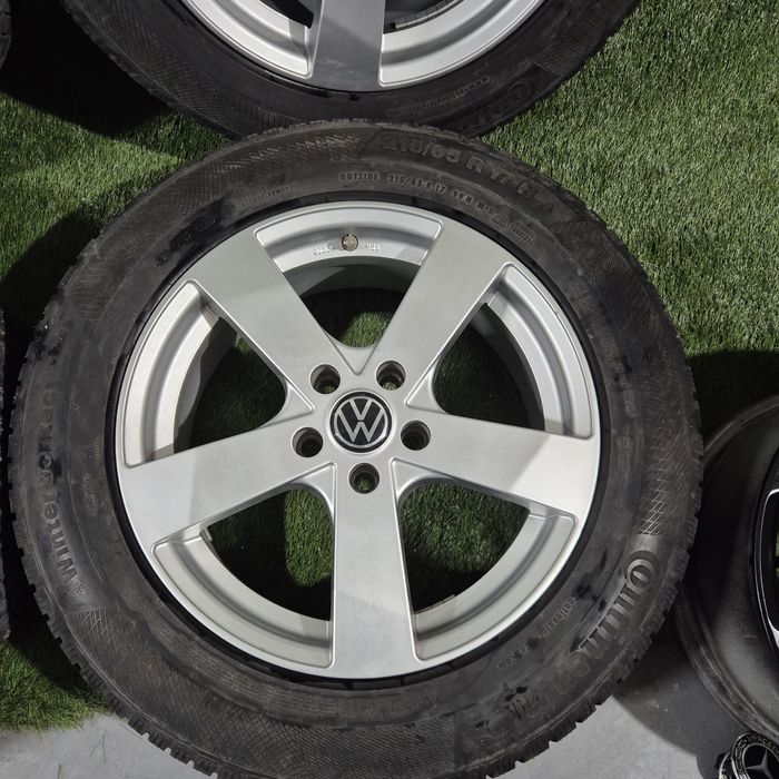 Jante 5x112 R 17 Tiguan anvelope bonus  215 65 17 Continental ,Golf,