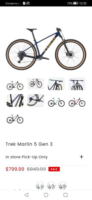 Vand bicicleta MTB Trek marlin 5 29" 2026