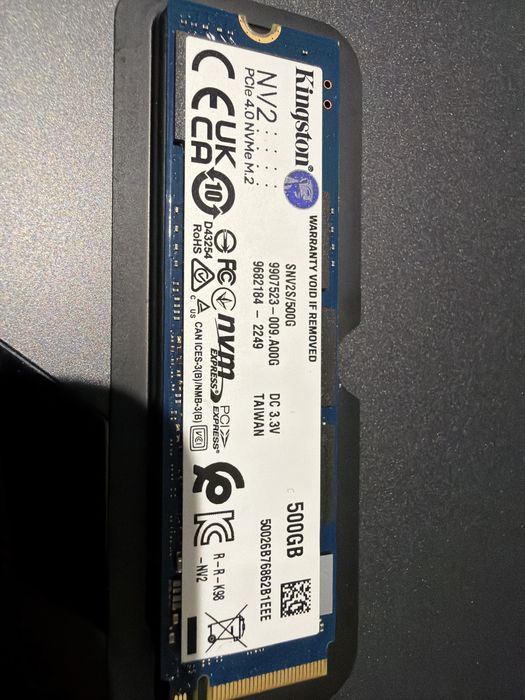 Б/У SSD диск Kingston 500gb gen3