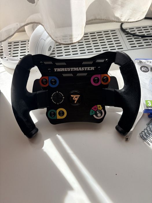Thrustmaster wheelbase and pedals