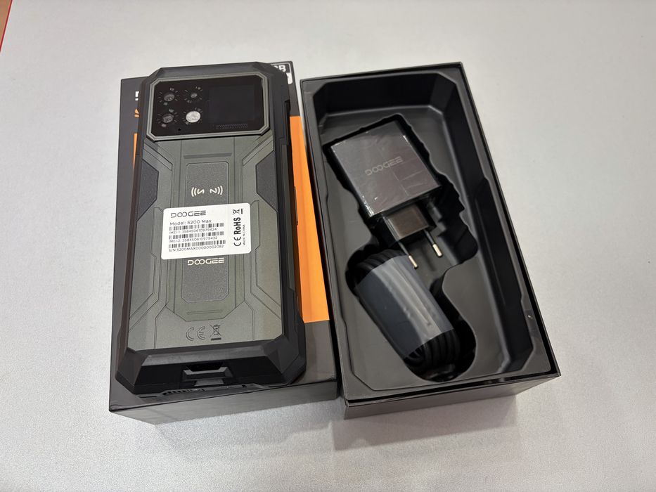 Smartphone Doogee S200 Max, 512GB, 36GB RAM, 5G, Black, nou la cutie