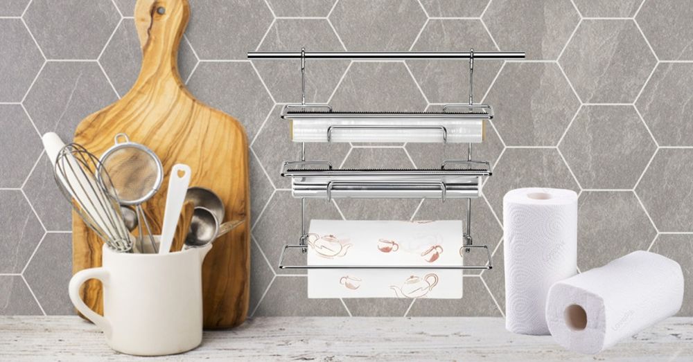 Държач за кухненска хартия Троен