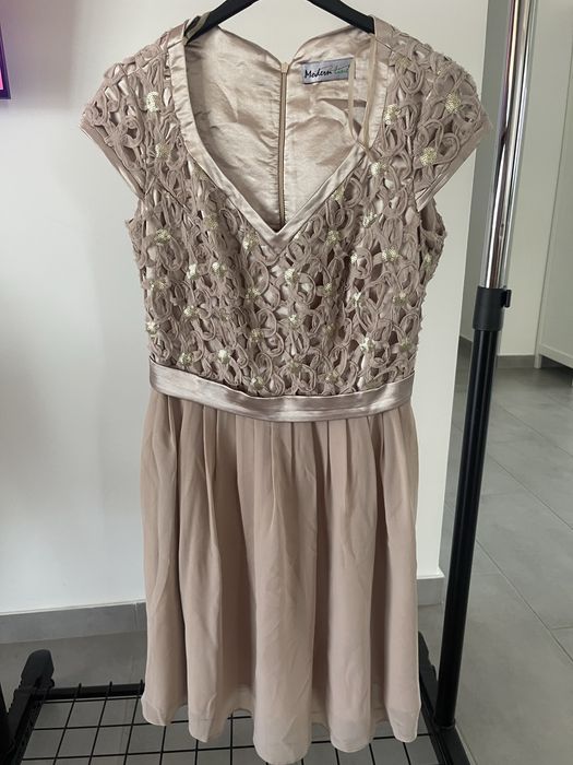 Rochie cocktail roz praf