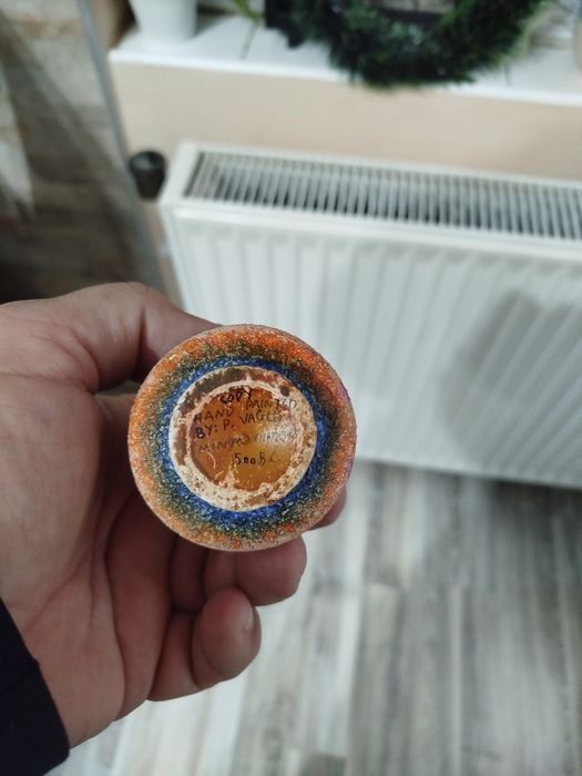 МалкА ръчно рисувана  гръцка ваза