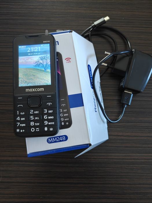 Telefon clasic Maxcom MM248 NOU, nefolosit Dual SIM